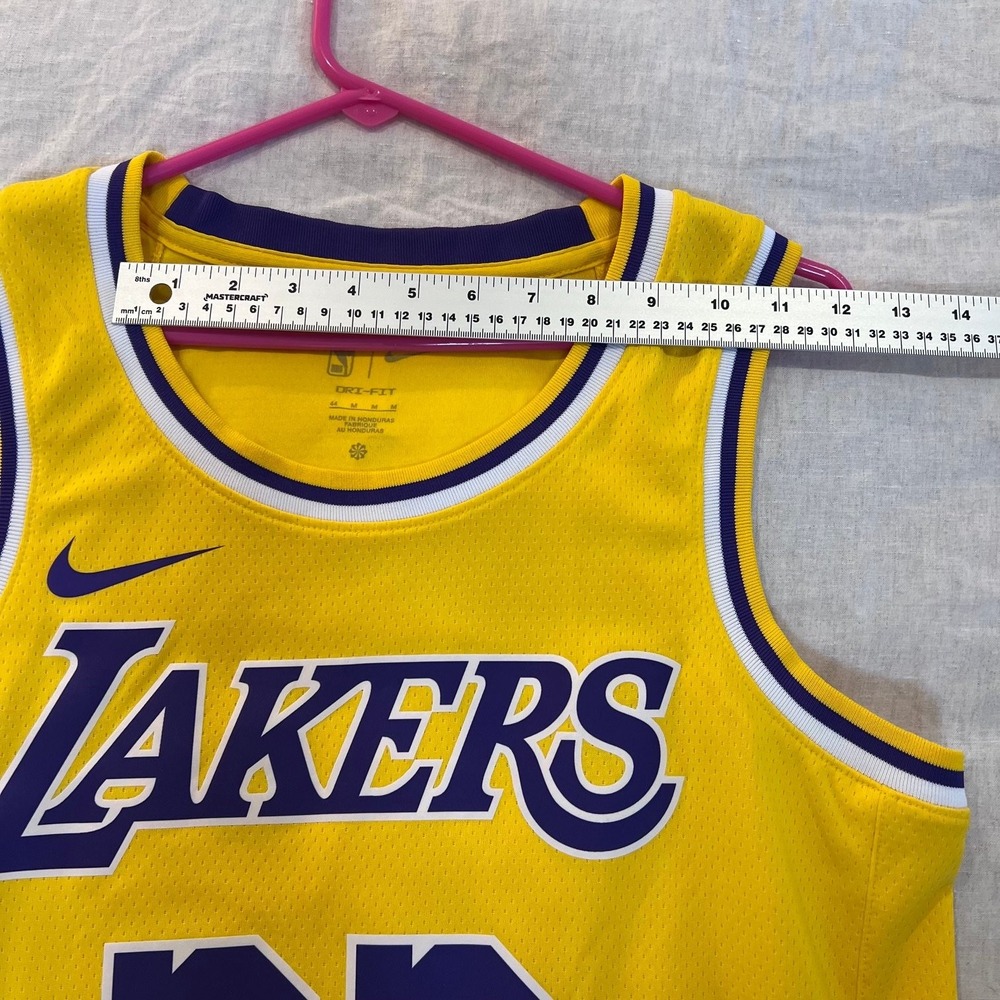Nike LeBron James Los Angeles Lakers Icon Edition NBA Jersey Men's Size M 44 - Picture 10 of 13